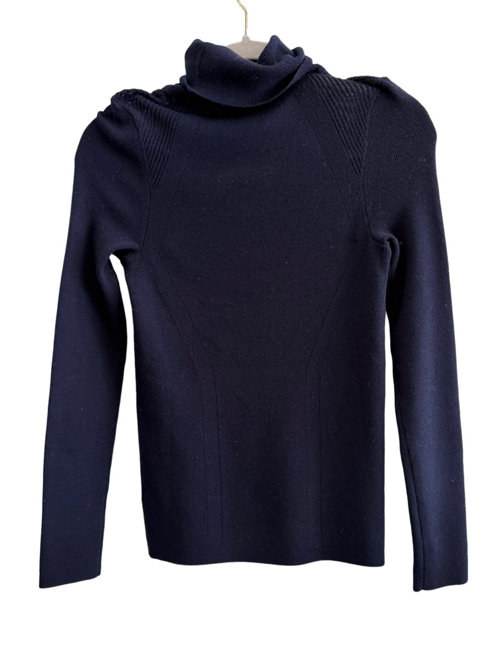 ATHLETA Futures Turtleneck Sweater Navy Blue Size XS - Picture 3 of 7